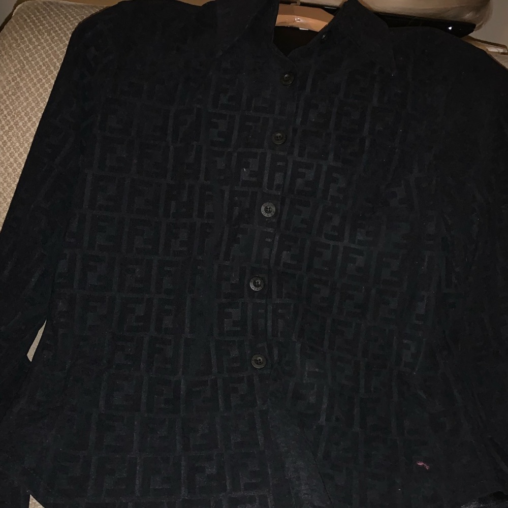 Vintage Fendi ZUCCA Monogram Shirt